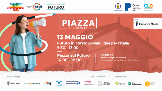 Il 13 maggio a Parma la prima Piazza sul Futuro: il programma e i link per iscriversi