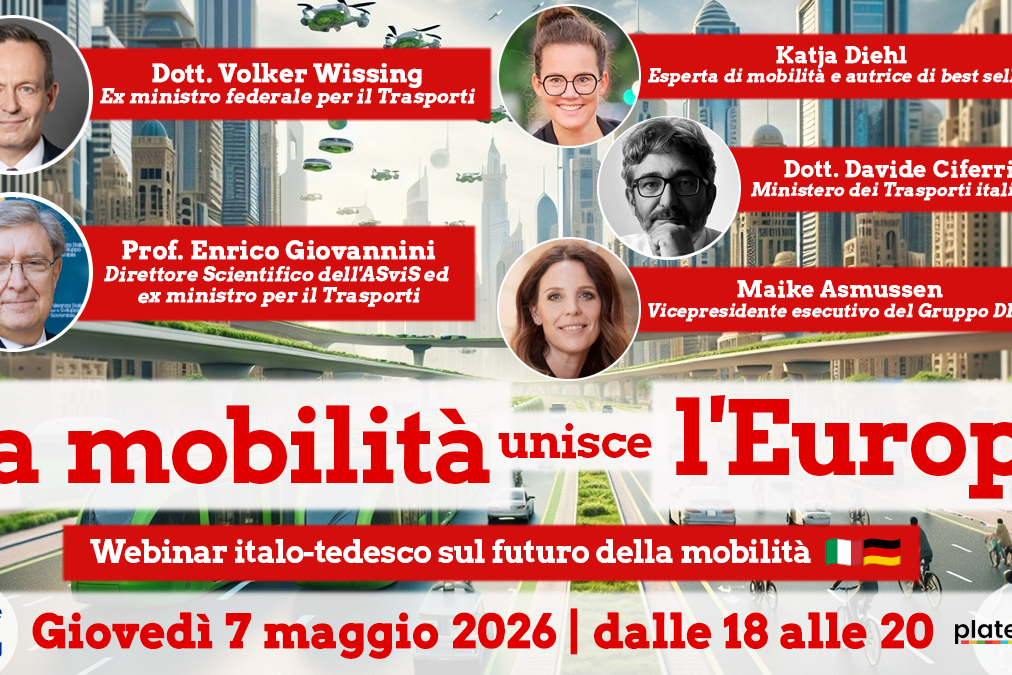 La mobilità unisce l’Europa: il 7 maggio l’evento del Dialogo italo-tedesco