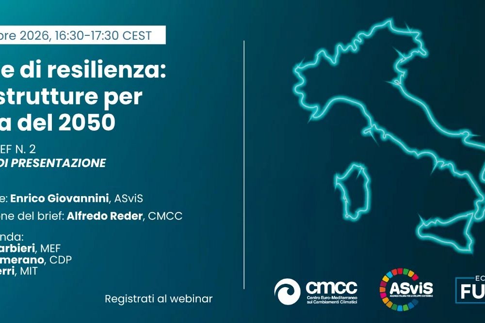 Il 14 settembre il webinar sulle infrastrutture del futuro